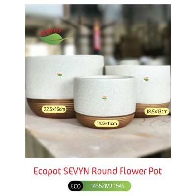 Ecopot SEVYN Round Flower Pot